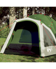 Tente de camping à dôme 3 personnes vert libération rapide | Mobilier & Déco