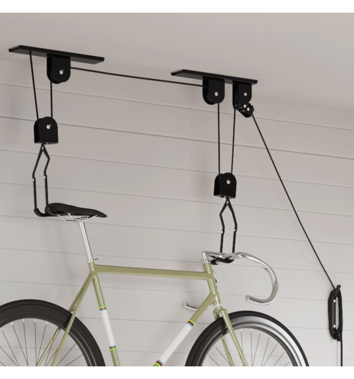 Palans à vélo avec support de plafond 2 pcs 20 kg | Mobilier & Déco
