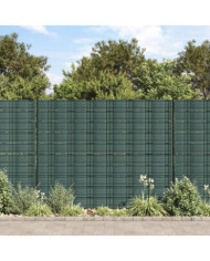 Brises-vues de jardin 10 pcs vert 252,5x19 cm PVC | Mobilier & Déco