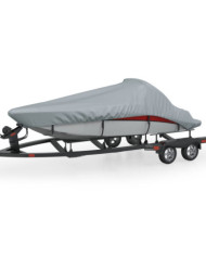 Housse pour bateau gris 488-564 cm (longueur) 239 cm (largeur) | Mobilier & Déco
