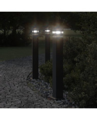 Lampadaire d'extérieur noir 80 cm aluminium | Mobilier & Déco