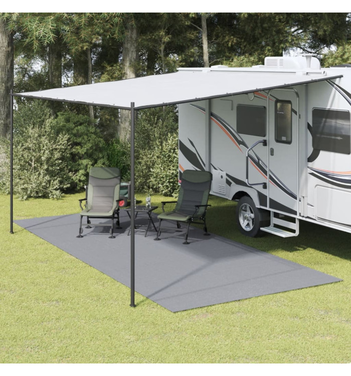 Tapis de tente gris clair 6x2,5 m | Mobilier & Déco