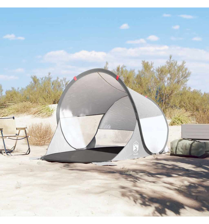 Tente de plage gris escamotable imperméable | Mobilier & Déco