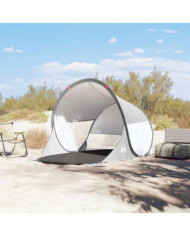 Tente de plage gris escamotable imperméable | Mobilier & Déco