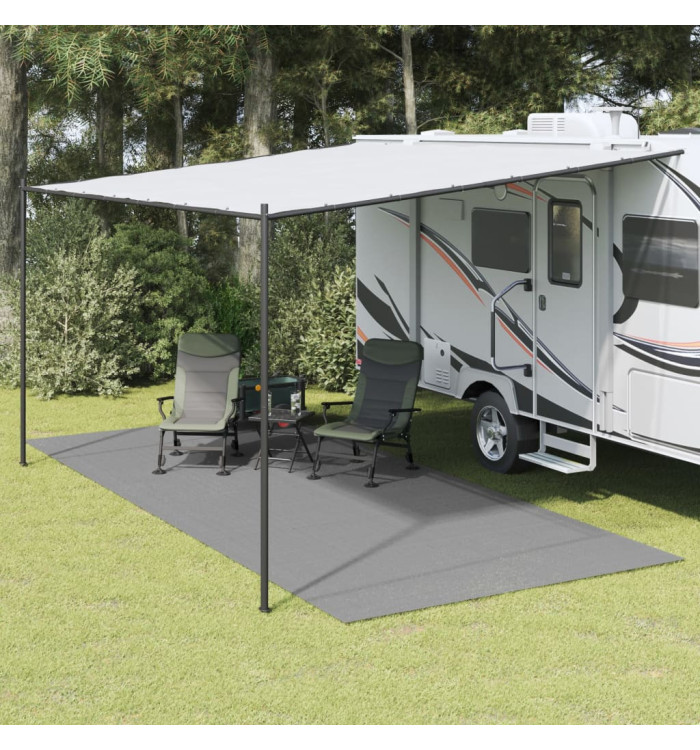 Tapis de tente anthracite 5,5x2,5 m | Mobilier & Déco