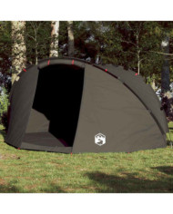 Tente de pêche 5 personnes marron imperméable | Mobilier & Déco