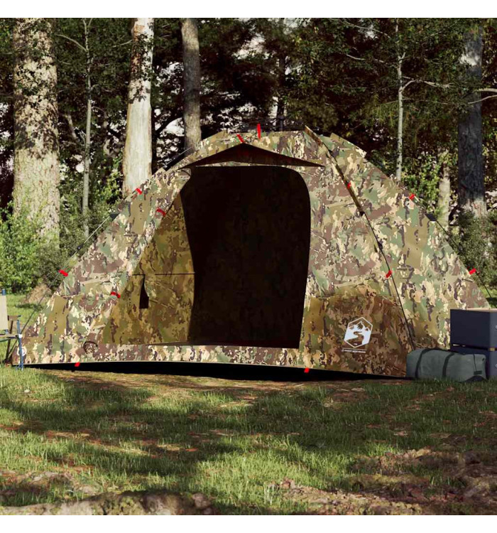 Tente de pêche 4 personnes camouflage libération rapide | Mobilier & Déco