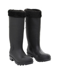 Bottes de pluie avec chaussettes amovibles noir taille 38 PVC | Mobilier & Déco