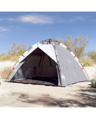 Tente de plage 3 personnes gris libération rapide imperméable | Mobilier & Déco