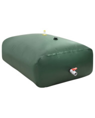 Réservoir d'eau avec robinet pliable 2100 L PVC | Mobilier & Déco