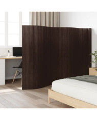 Cloison de séparation marron foncé 165x600 cm bambou | Mobilier & Déco