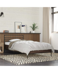 Cadre de lit sans matelas chêne marron 100x200 cm | Mobilier & Déco