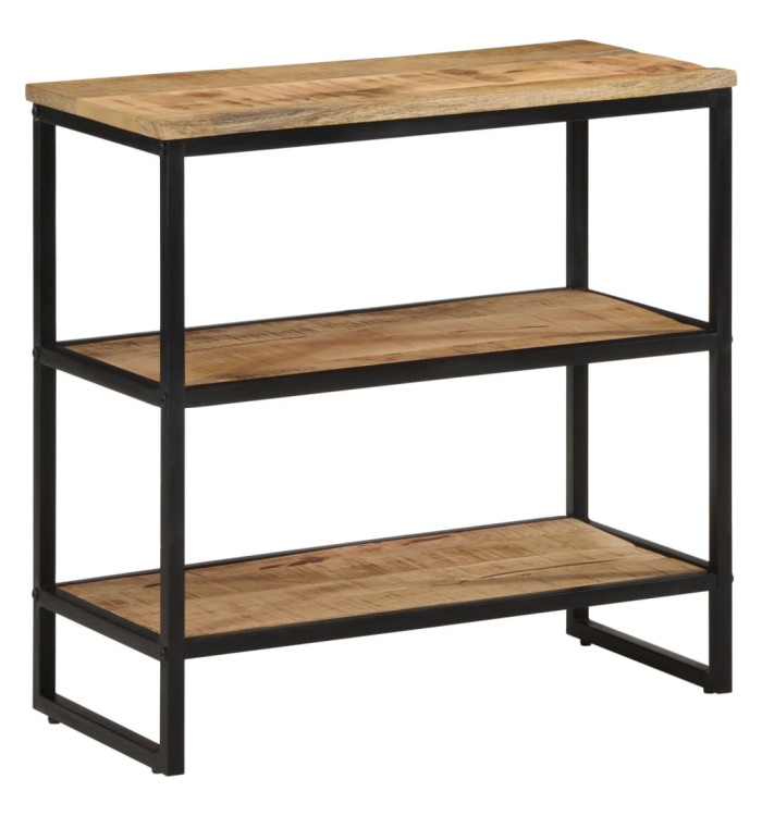 Table console 70x35x70 cm bois de manguier massif brut | Mobilier & Déco