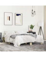 Cadre de lit sans matelas chêne sonoma 150x200 cm | Mobilier & Déco