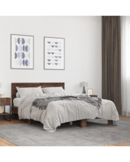 Cadre de lit sans matelas chêne marron 120x190 cm | Mobilier & Déco