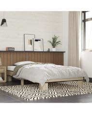Cadre de lit sans matelas chêne sonoma 100x200 cm | Mobilier & Déco