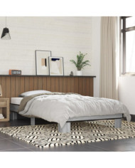 Cadre de lit sans matelas sonoma gris 90x200 cm | Mobilier & Déco