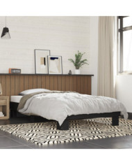 Cadre de lit sans matelas noir 90x190 cm | Mobilier & Déco