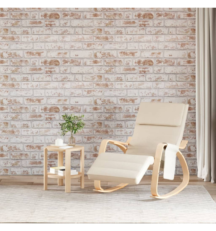 Panneaux muraux 3D 10 pcs rouge et blanc 100x50 cm EPS | Mobilier & Déco