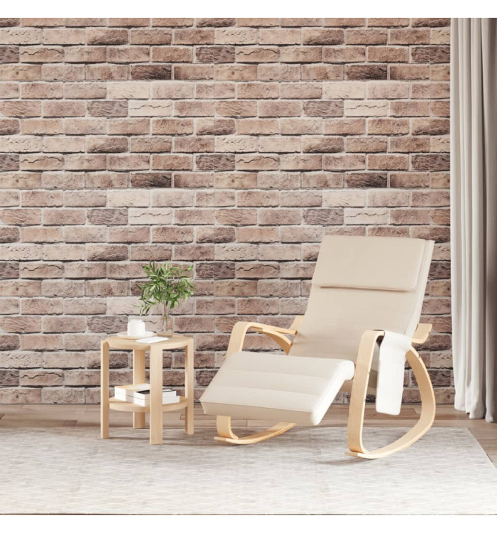 Panneaux muraux 3D 10 pcs marron 100x50 cm EPS | Mobilier & Déco