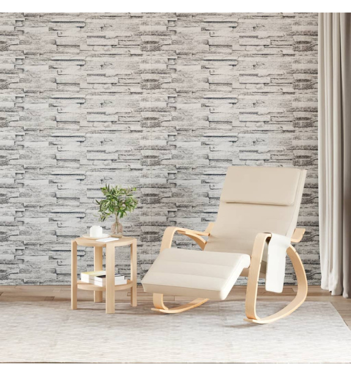 Panneaux muraux 3D 14 pcs gris clair 100x25 cm EPS | Mobilier & Déco