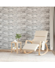 Panneaux muraux 3D 14 pcs gris clair 100x25 cm EPS | Mobilier & Déco