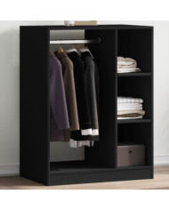 Garde-robe noir 77x48x102 cm bois d'ingénierie | Mobilier & Déco