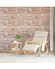 Panneaux muraux 3D 10 pcs marron 100x50 cm EPS | Mobilier & Déco