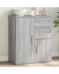 Buffet sonoma gris 60x31x70 cm bois d'ingénierie | Mobilier & Déco