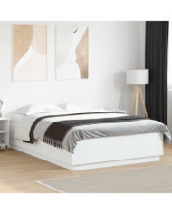 Cadre de lit sans matelas blanc 160x200 cm | Mobilier & Déco