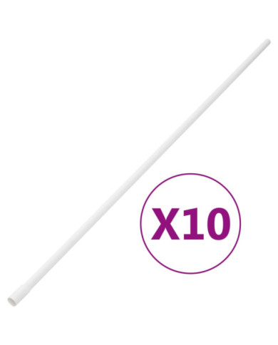Goulottes de câble avec pinces Ø16 mm 10 m PVC | Mobilier & Déco