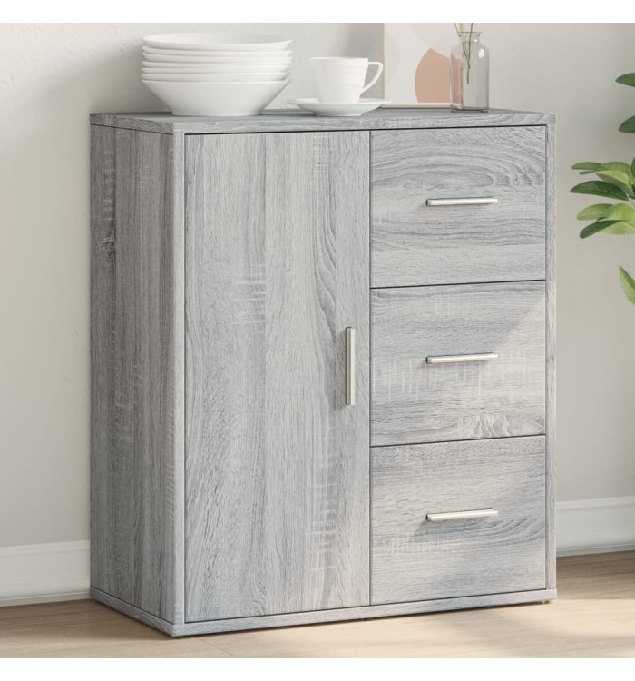 Buffet sonoma gris 60x31x70 cm bois d'ingénierie | Mobilier & Déco