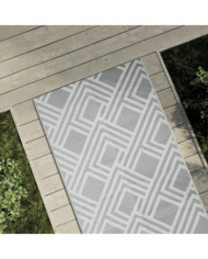 Tapis d'extérieur ARAKIL gris 80 x 250 cm PP | Mobilier & Déco