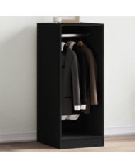 Garde-robe noir 48x41x102 cm bois d'ingénierie | Mobilier & Déco