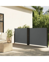 Auvent latéral rétractable anthracite 140x1000 cm | Mobilier & Déco