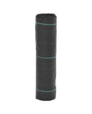 Membrane anti-mauvaises herbes noir 0,5x150 m PP | Mobilier & Déco