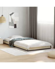 Cadre de lit sans matelas chêne sonoma 75x190 cm | Mobilier & Déco