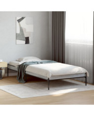 Cadre de lit sans matelas sonoma gris 90x190 cm | Mobilier & Déco