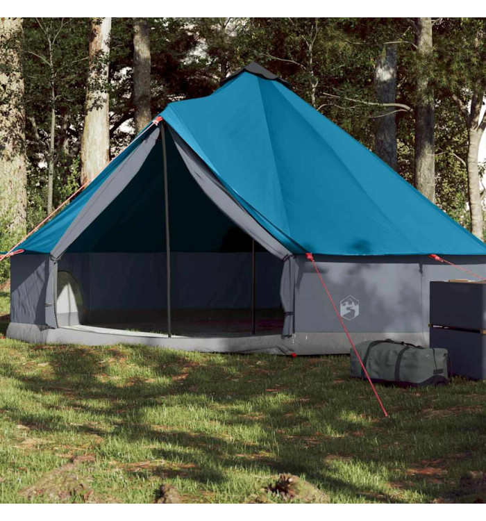 Tente familiale tipi 6 personnes bleu imperméable | Mobilier & Déco