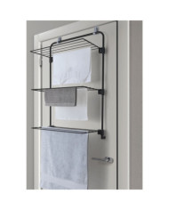 Metaltex Séchoir à linge suspendu Gale 11 m noir | Mobilier & Déco