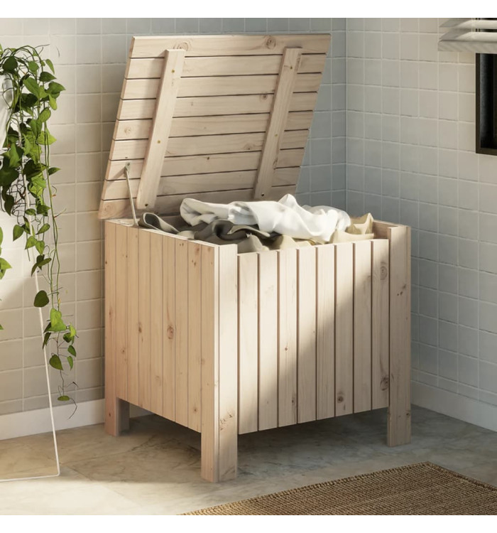 Boîte de rangement avec couvercle RANA bois massif de pin | Mobilier & Déco