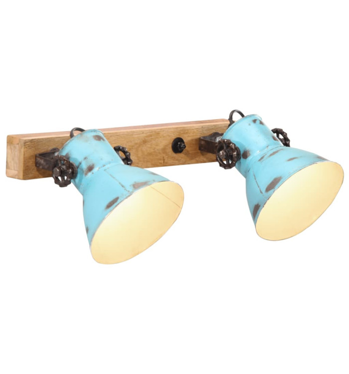 Lampe murale 25 W bleu délavé 45x25 cm E27 | Mobilier & Déco