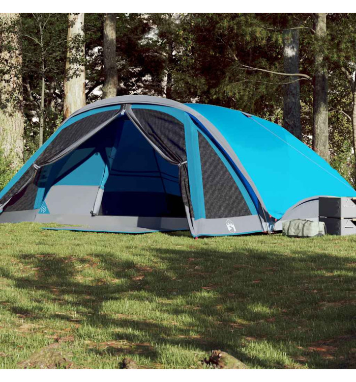 Tente de cabine familiale 6 personnes bleu imperméable | Mobilier & Déco