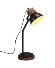 Lampe de bureau 25 W noir 18x18x60 cm E27 | Mobilier & Déco