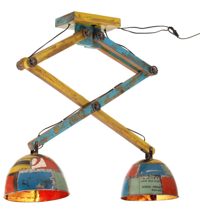 Plafonnier 25 W multicolore 29x18x85 cm E27 | Mobilier & Déco