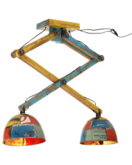 Plafonnier 25 W multicolore 29x18x85 cm E27 | Mobilier & Déco