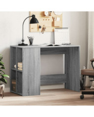 Bureau sonoma gris 102x50x75 cm bois d'ingénierie | Mobilier & Déco