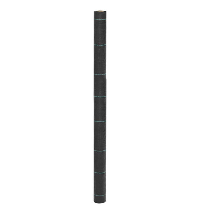 Membrane anti-mauvaises herbes noir 1,5x50 m PP | Mobilier & Déco