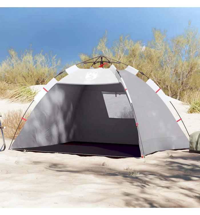 Tente de plage 2 personnes gris libération rapide imperméable | Mobilier & Déco