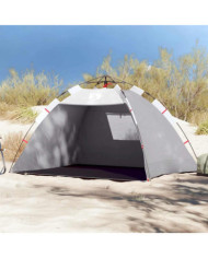 Tente de plage 2 personnes gris libération rapide imperméable | Mobilier & Déco